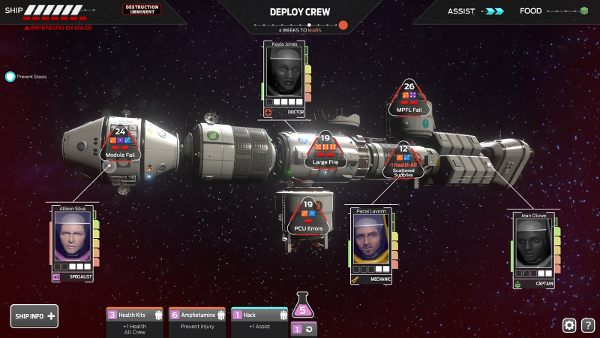 Tharsis ship overview screen